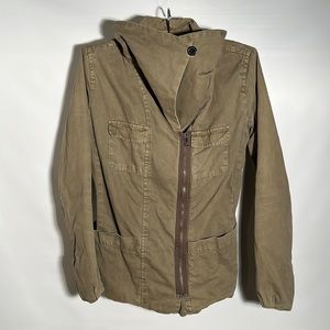 Gap XS Army Green canvas utility Jacket women’s big pockets, lots